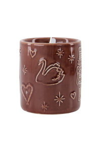 Geurkaars keramiek 'time to sparkle'