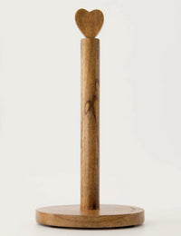 Keukenrolhouder hout hartje