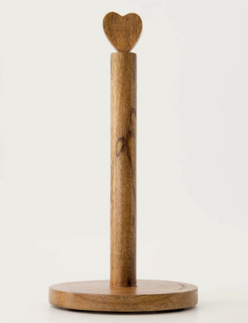 Keukenrolhouder hout hartje