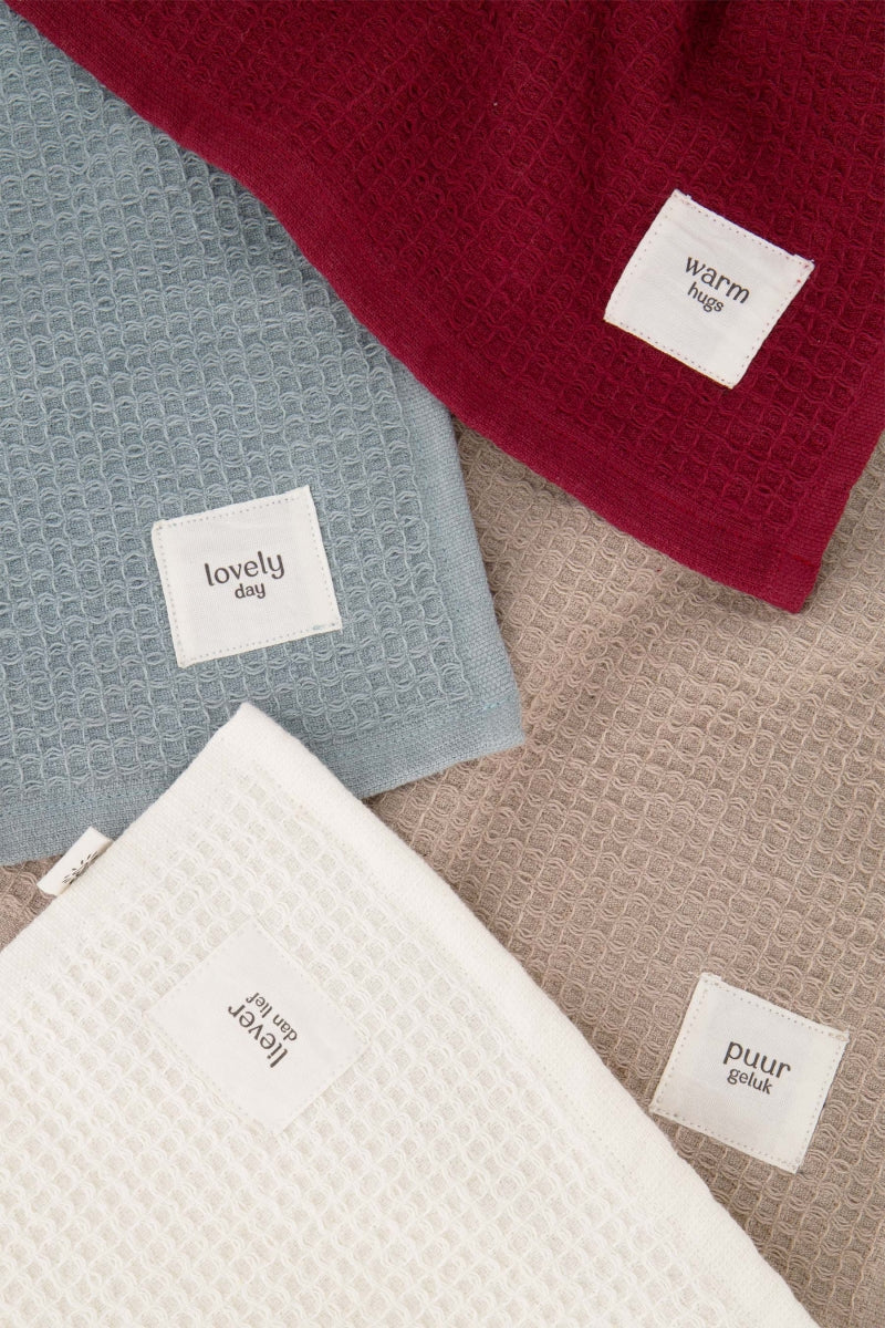 Handdoek / gastendoekje - puur geluk