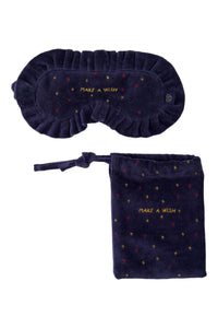 Slaapmasker velvet sterren