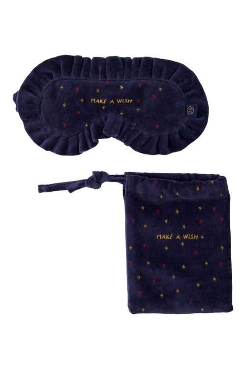 Slaapmasker velvet sterren