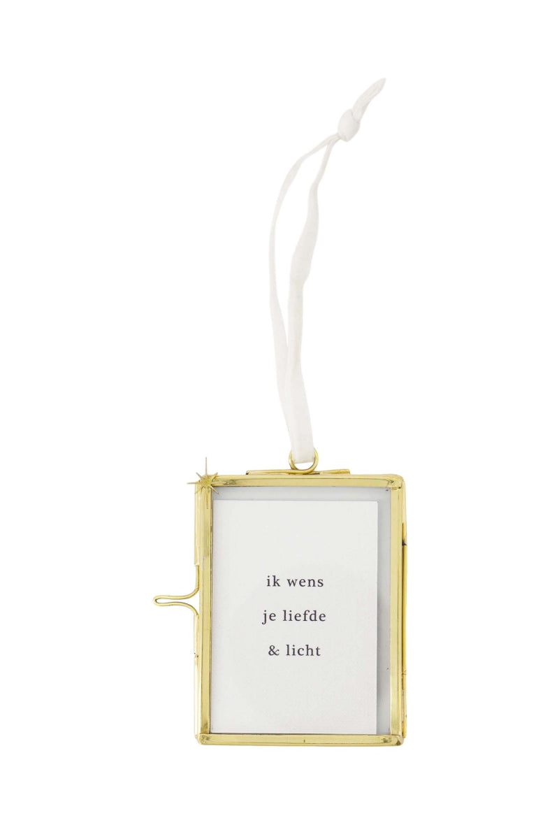 Fotohanger metaal liefde en licht