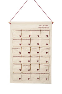 Herbruikbare adventkalender liefdevolle dagen