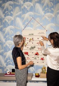 Herbruikbare adventkalender liefdevolle dagen