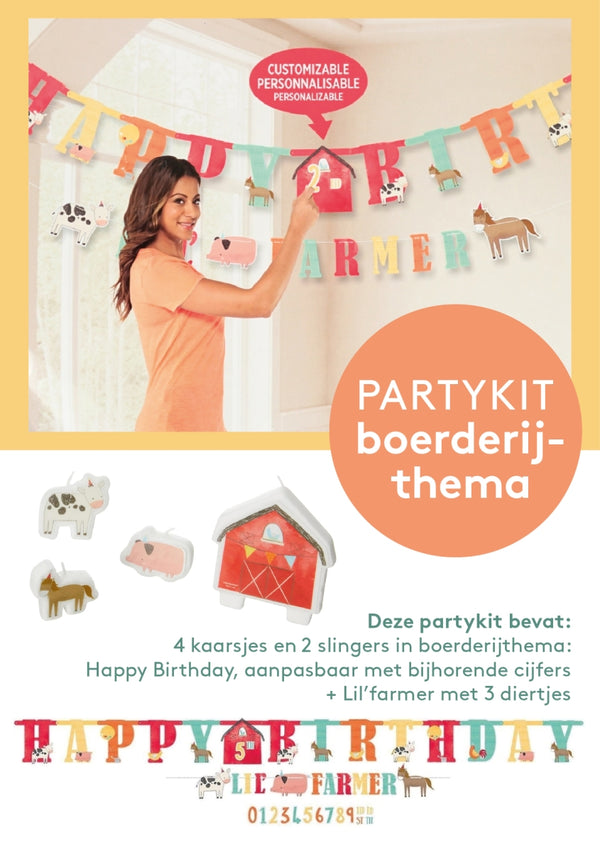 Partykit - thema boerderij