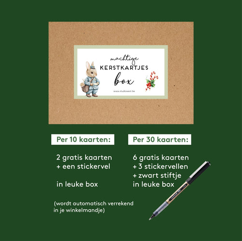 Dubbele kaart voor centje - Ho ho ho, hier e centje voe jou!