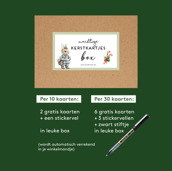 Dubbele kaart voor centje - Ho ho ho, hier e centje voe jou!