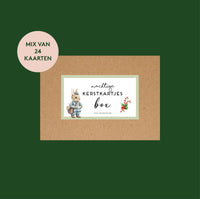 De Machtige Kerstkartjes Box (mix van 24 kaarten)