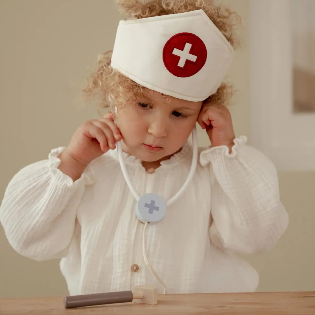 Houten speelset dokter