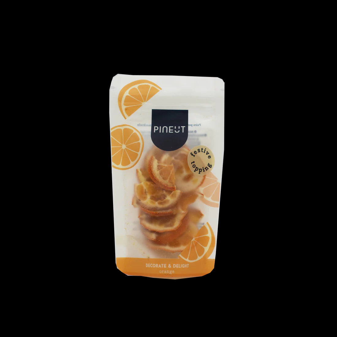 Zakje gedroogde sinaasappelschijfjes