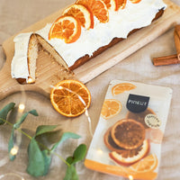 Zakje gedroogde sinaasappelschijfjes