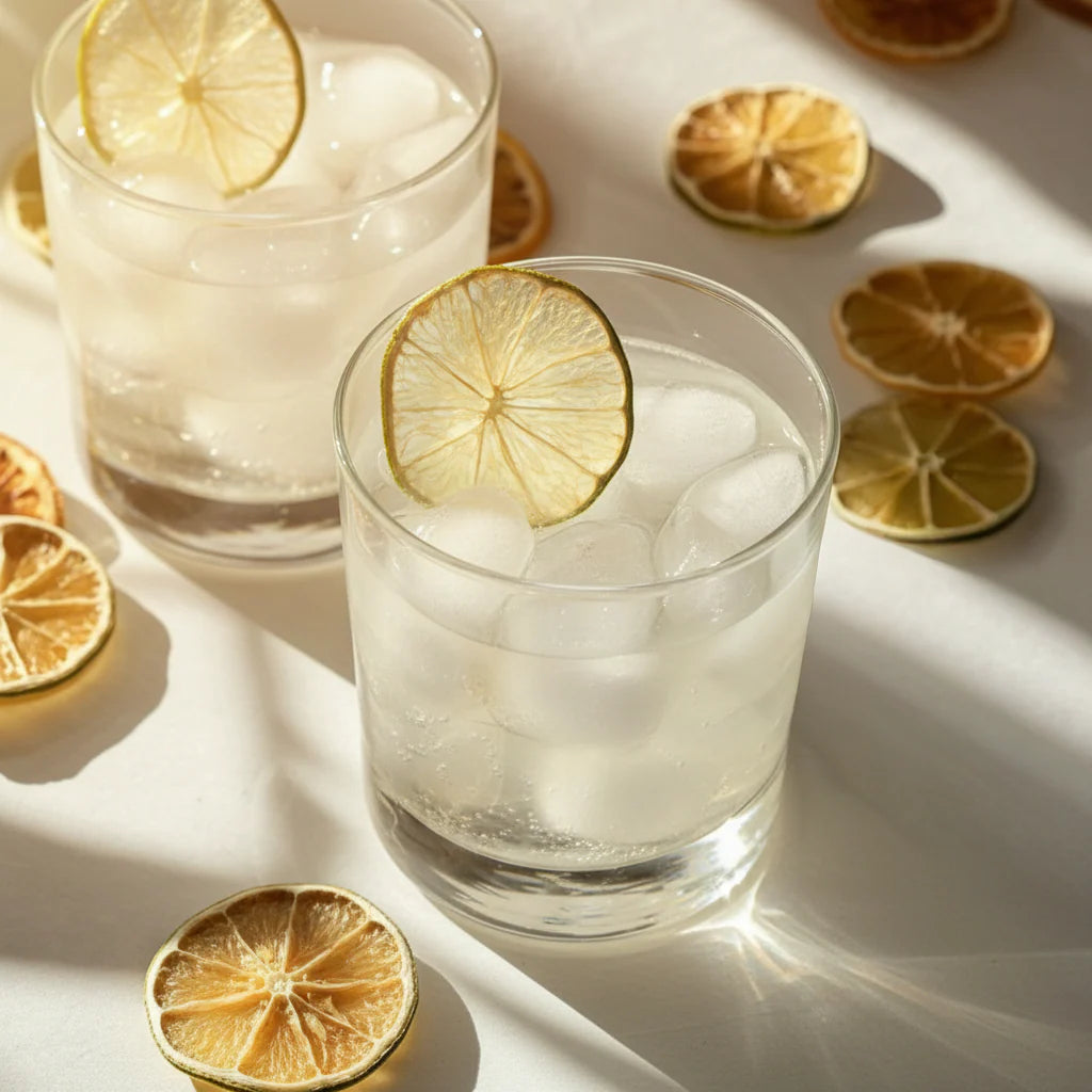 Zakje gedroogde limoenschijfjes