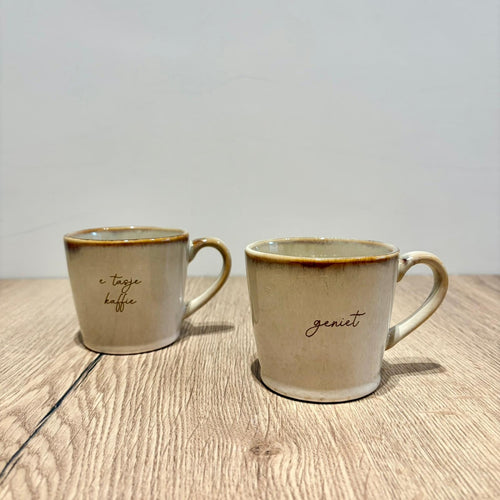 Koffietasje - beige