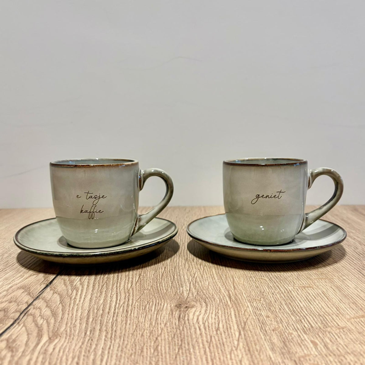 Koffietasje - grijs