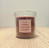 Geurkaars 'warme wenschen...'