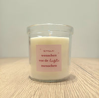 Geurkaars 'warme wenschen...'