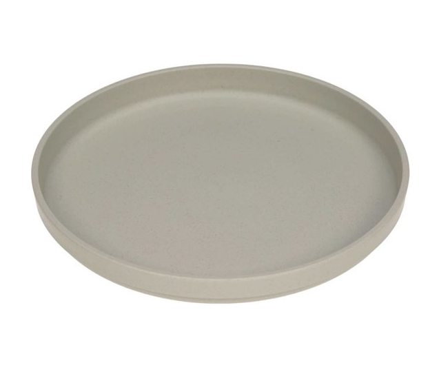 Kinderservies - bord grijs