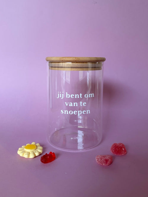 Voorraadpot - Jij bent om van te snoepen