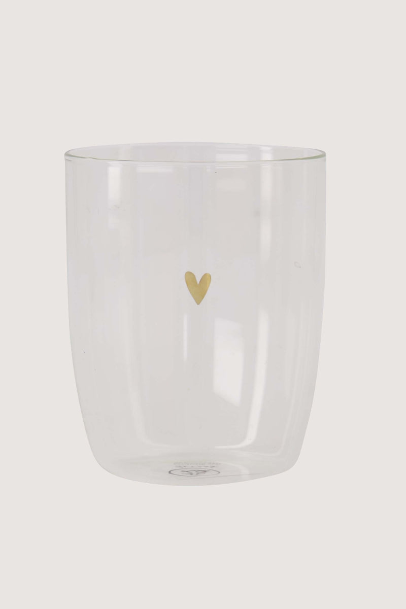 Drinkglas - hartje