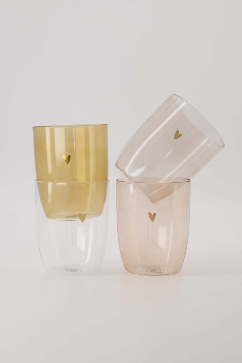 Drinkglas - hartje