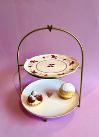 Etagere metaal met bordjes
