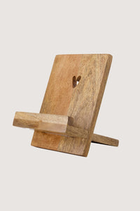 Boekenstandaard hout - hartje