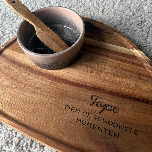 Apéroplankje (organisch) 'Tope ... momenten'