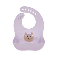 Silicone slabbetje - Tiny Team Cat
