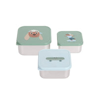 Snackbox set 3 doosjes - Tiny Team Dog