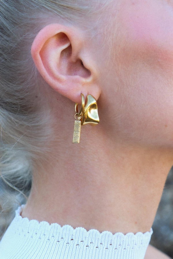 Oorbellen - Oraganic hoop