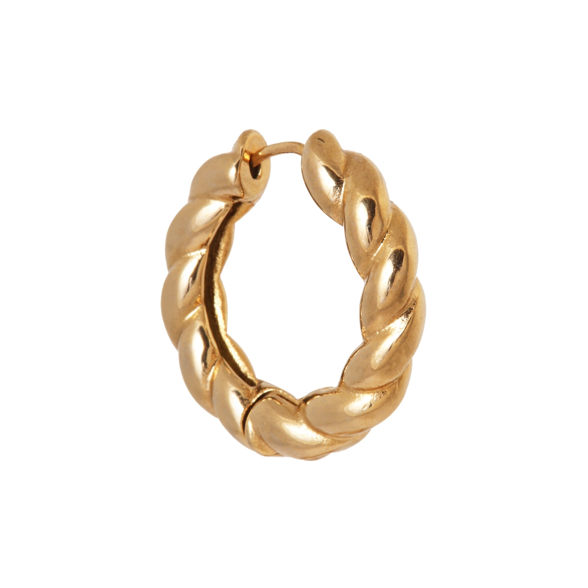 Oorbellen - Round rebel hoop (paar)