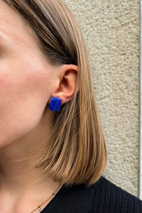 Oorbellen - Obi blauw