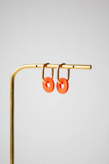 Oorbellen - Nolo oranje