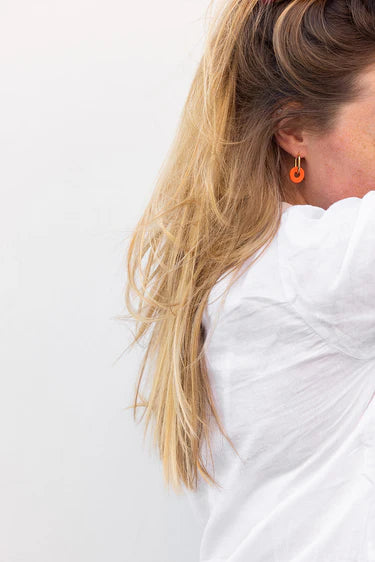 Oorbellen - Nolo oranje