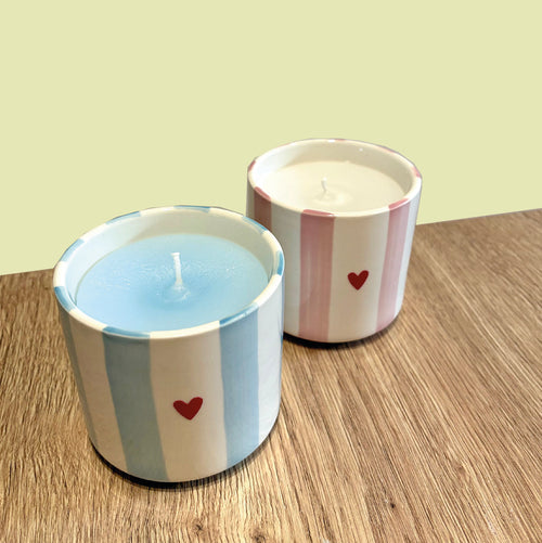 Geurkaars Florina - blauw