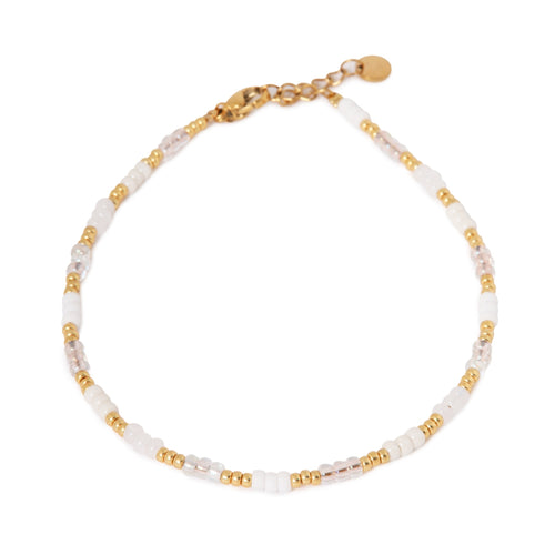 Armband - White rainbow