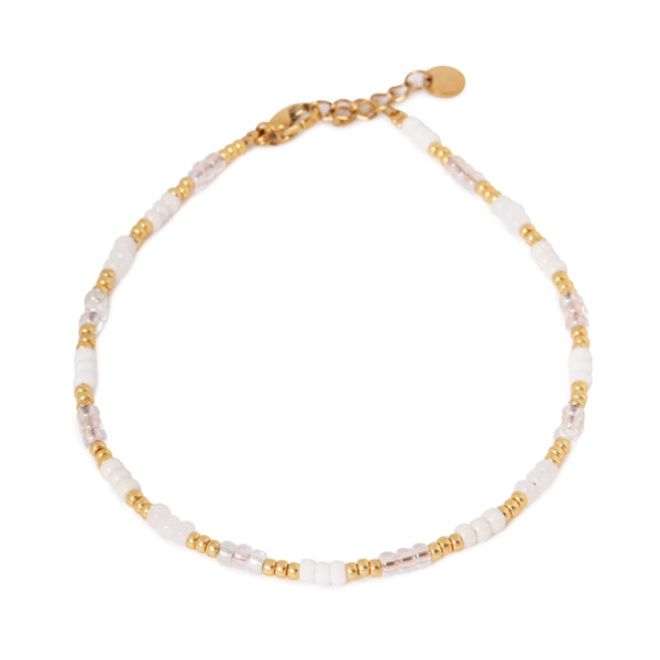Armband - White rainbow