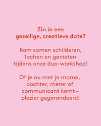 Duo-workshop Paint your pottery