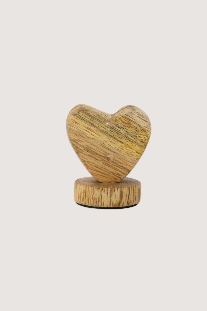 Kaartenhouder hout hartje