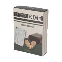 Yahtzee - 5 dobbelstenen Retro