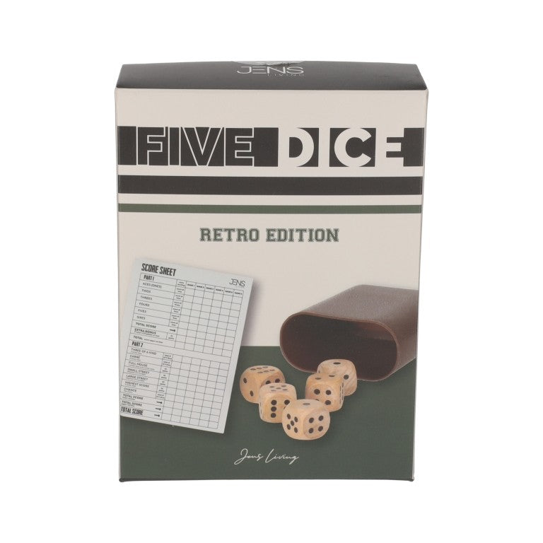 Yahtzee - 5 dobbelstenen Retro