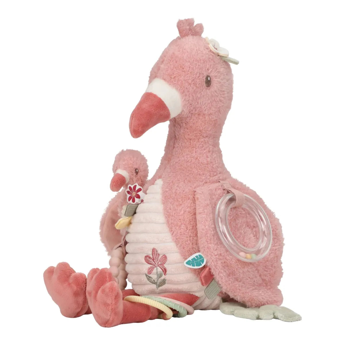 Activiteitenknuffel flamingo