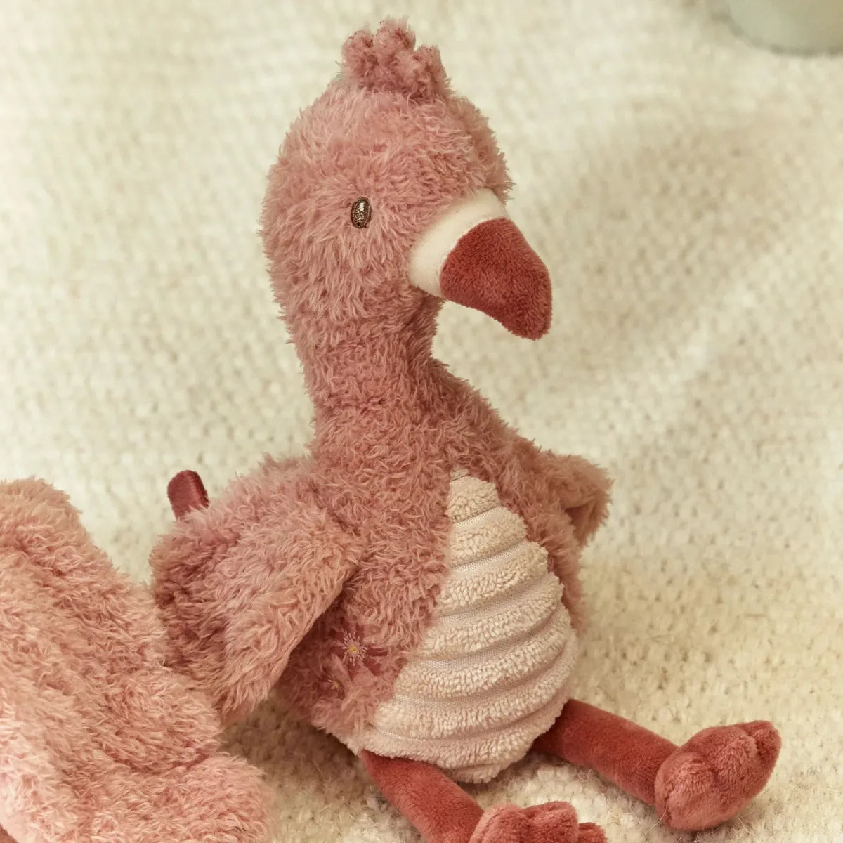 Knuffel - flamingo 17 cm