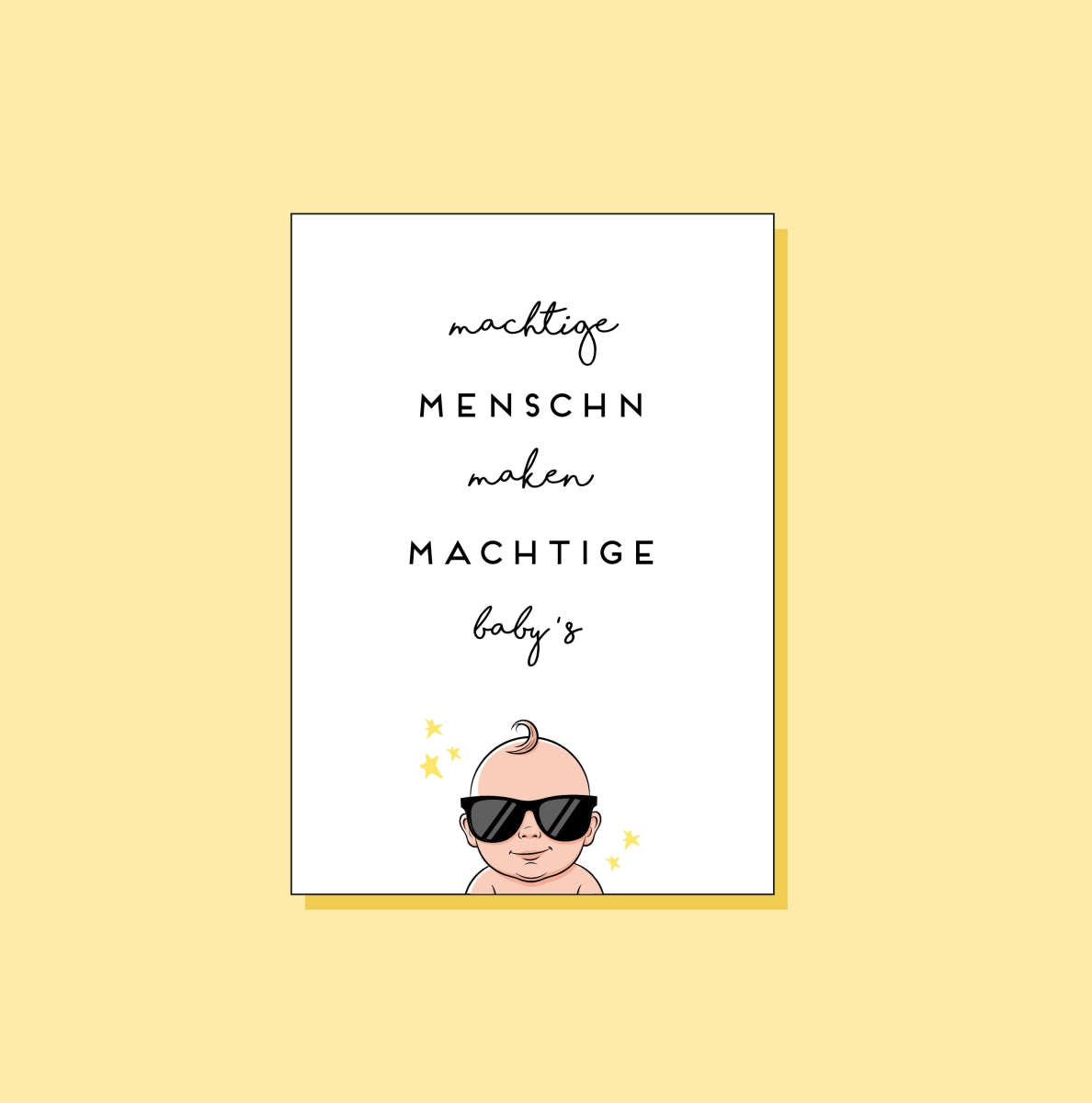 Machtige menschn maken machtige baby's