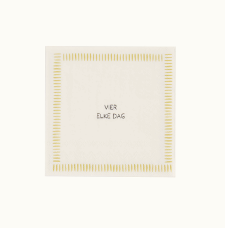 Servetten - vier elke dag