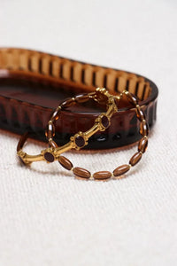 Armband - Chocolate beads