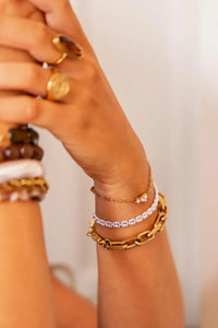 Armband - Classy pearl
