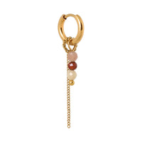 Oorbellen - Chain morello (paar)