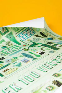 XL poster - Zoek de 100 verschillen
